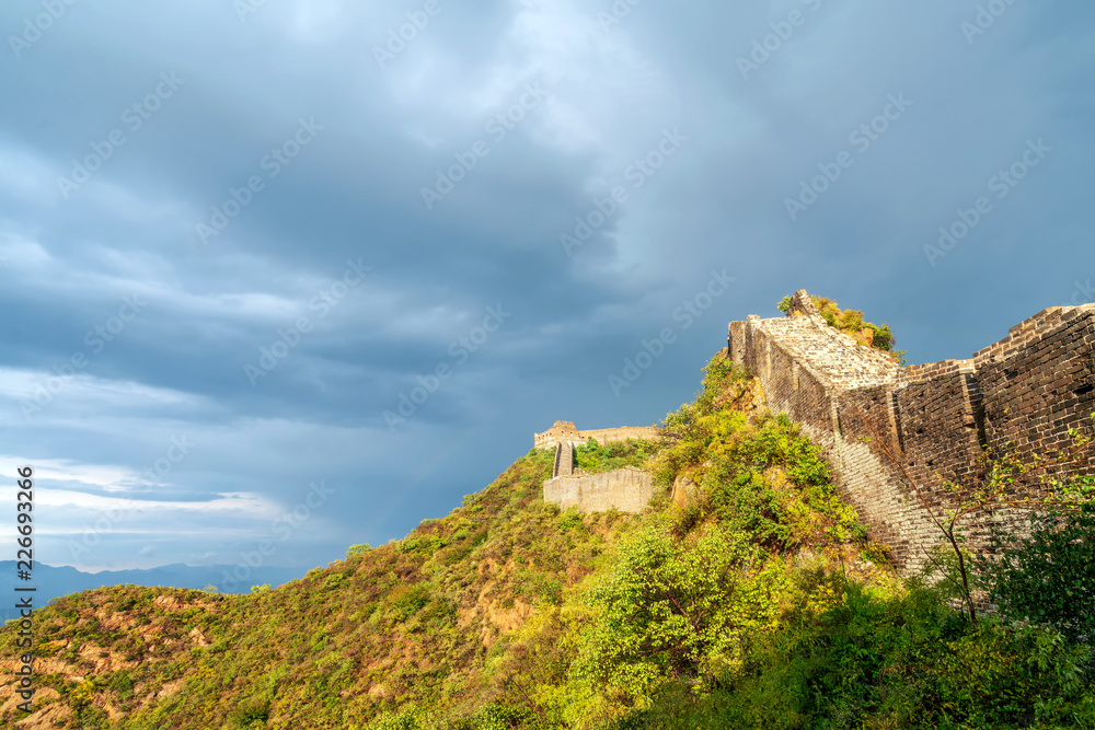 The Great Wall of China.