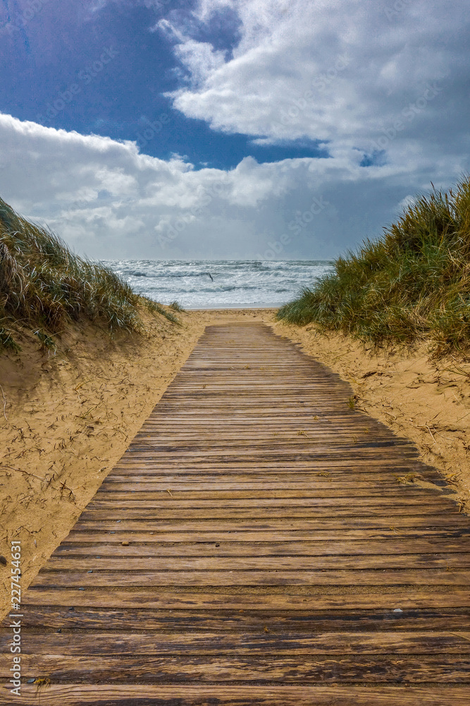 Strandzugang zum Meer