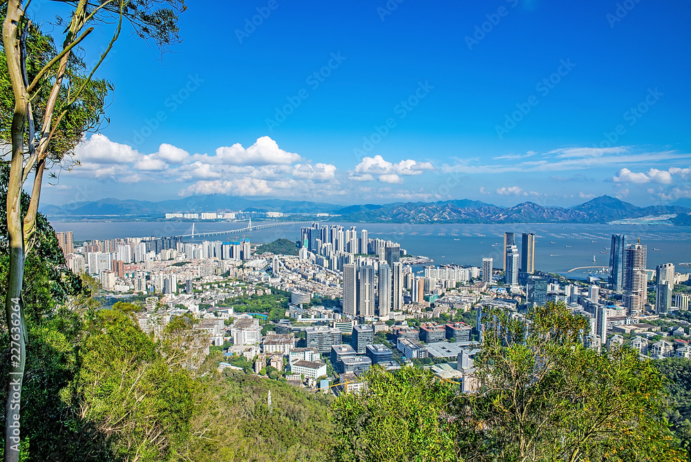 深圳市南山区城市天际线