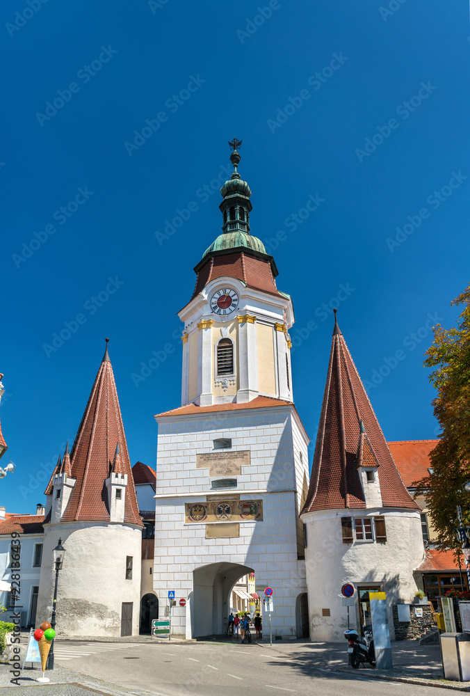 Steiner Tor，奥地利瓦绍河谷Krems an der Donau的一座15世纪的大门