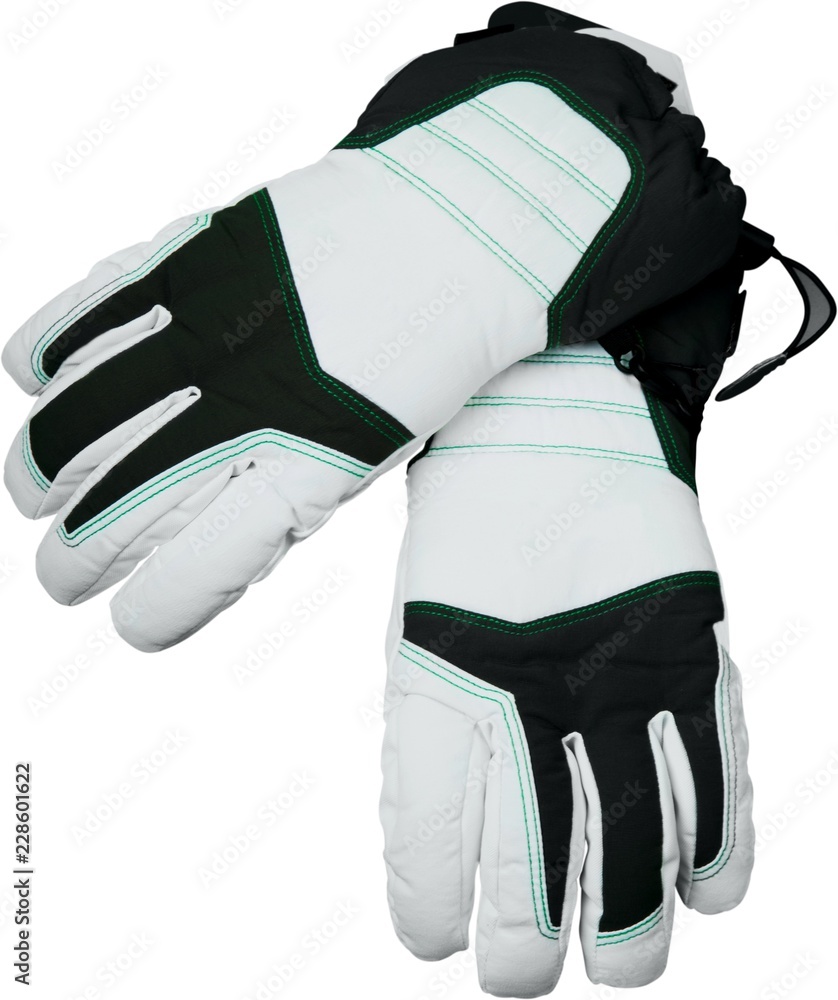 Pair of Ski Gloves - Isolated