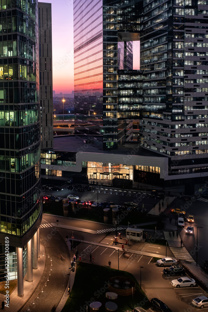 夜晚的城市