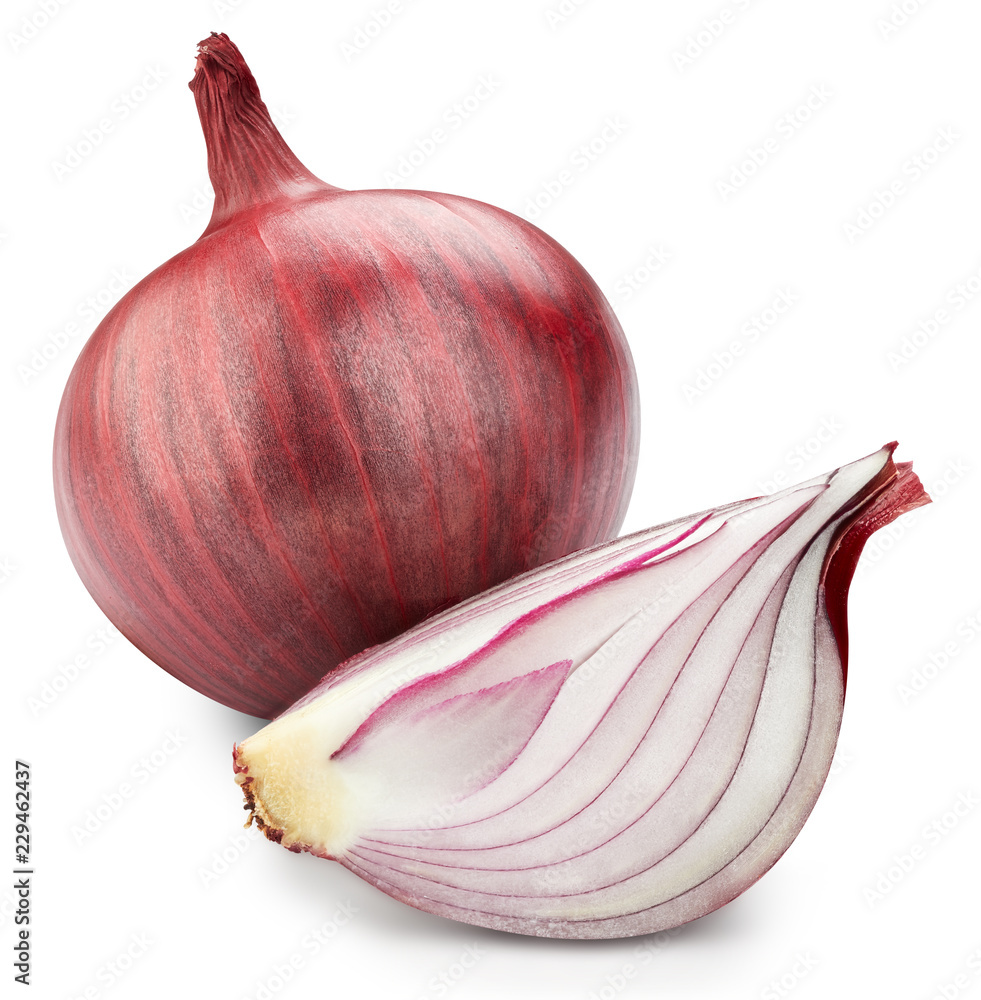 onion Isolated on white