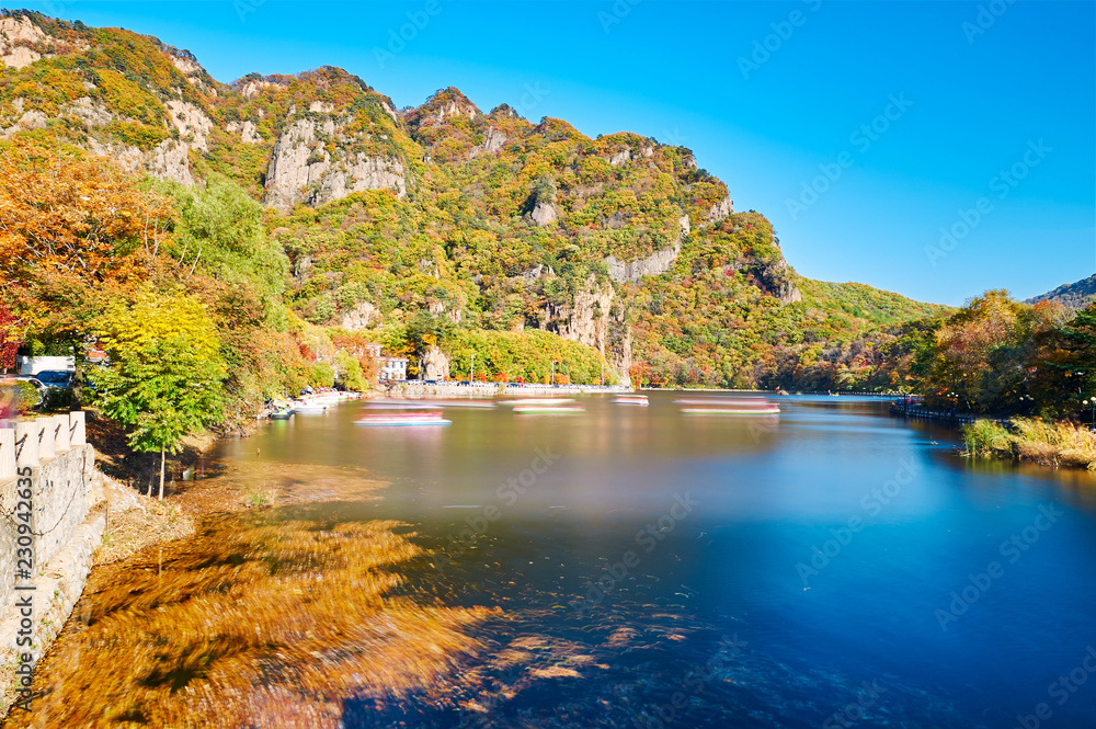 中国本溪关门山秋季风景区