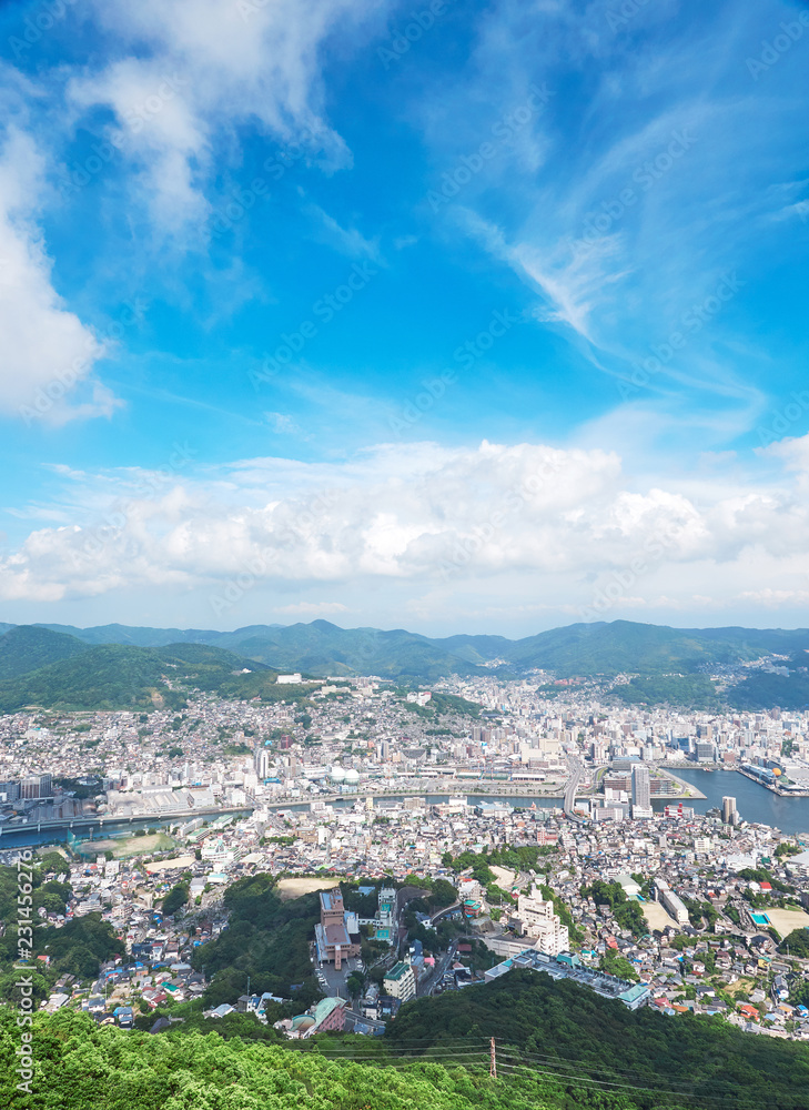 都市風景　長崎市　稲佐山からの眺望