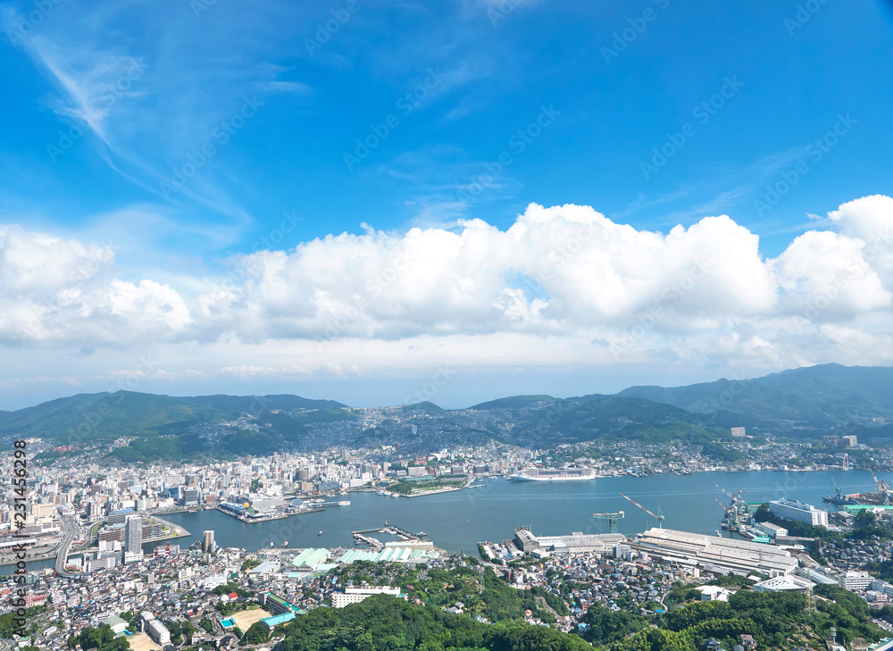 都市風景　長崎市　稲佐山からの眺望