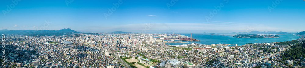 福岡県　街並み　北九州市