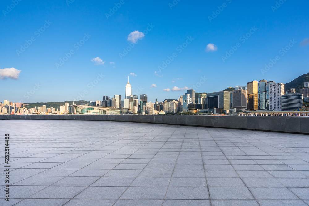 城市天际线全景