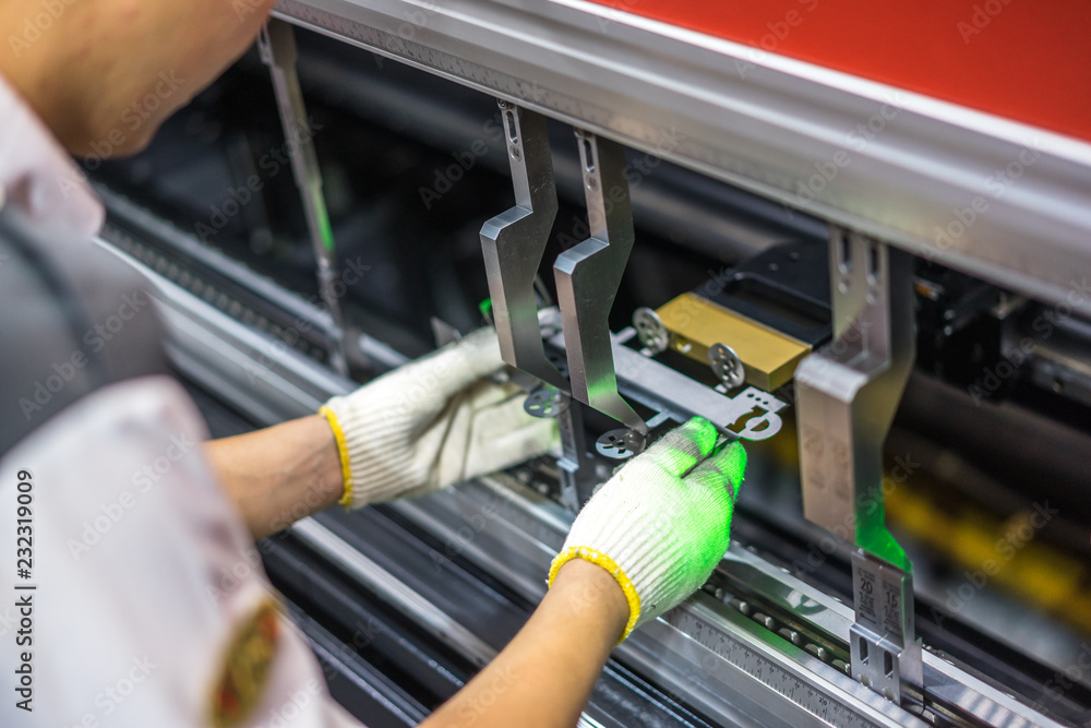 worker working in factory