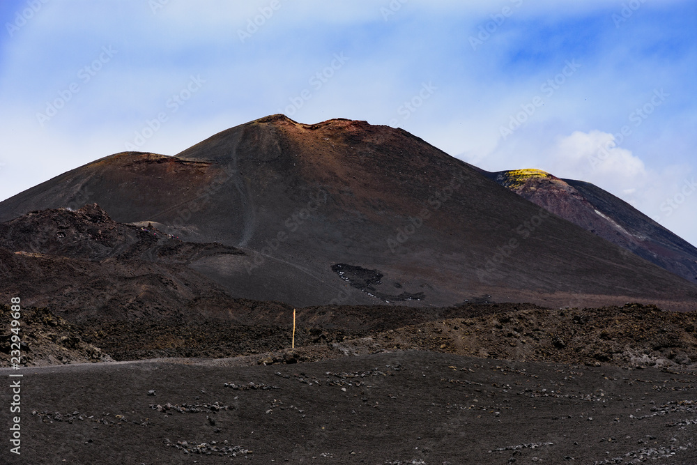 意大利西西里岛的埃特纳火山