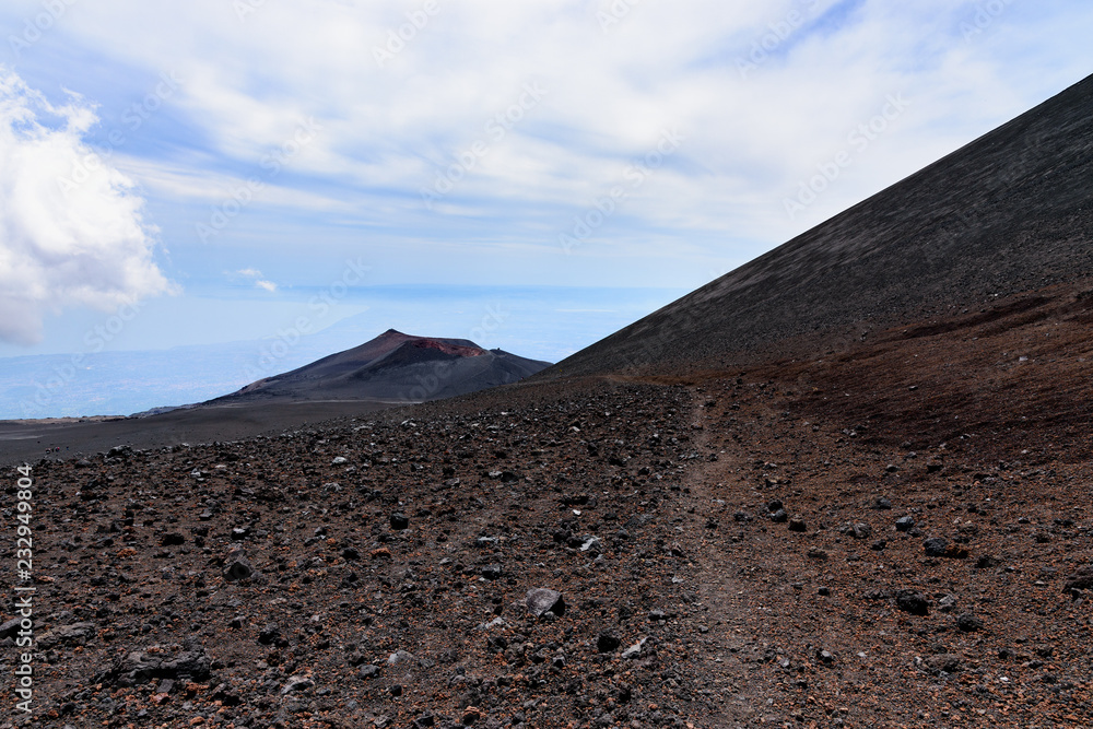 Volcano Etna in Sicily, Italy