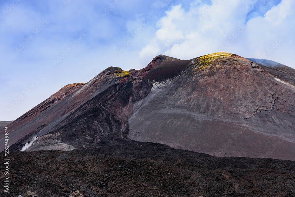 Volcano Etna in Sicily, Italy