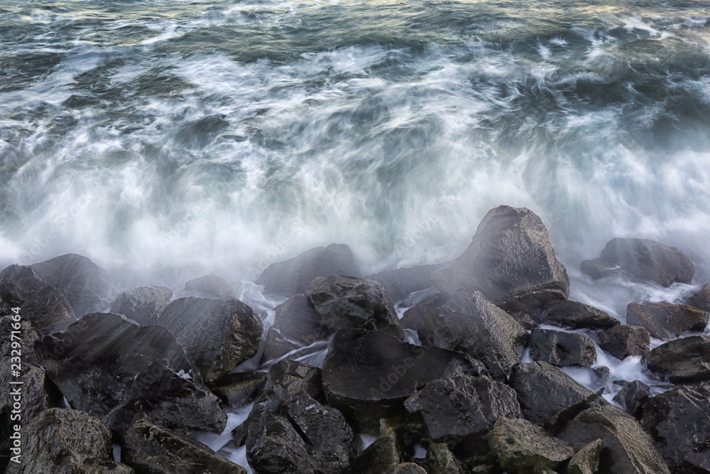 texture storm surf waves