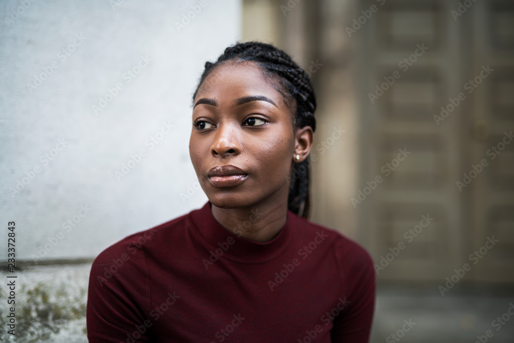 美丽女人的肖像