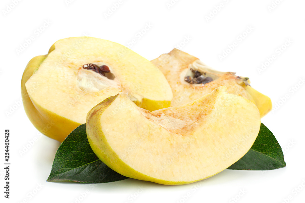 Quince ripe fruit