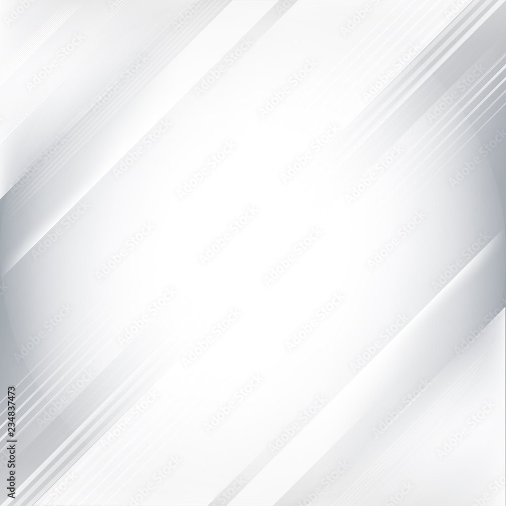 Gray and white gradient abstract background