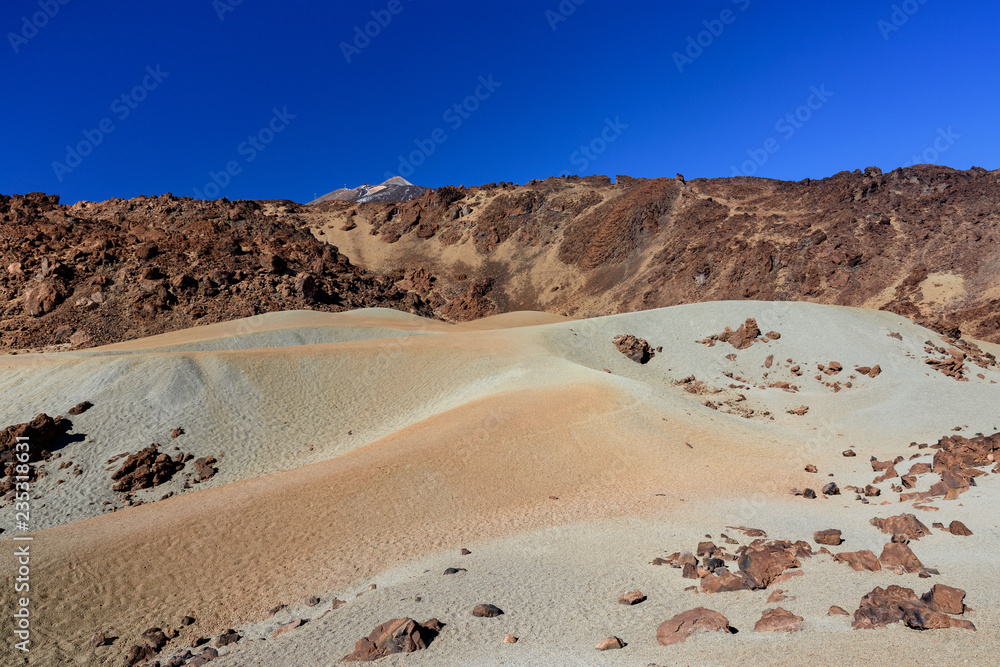 krajobraz pod wulkanem Teide，特内里法