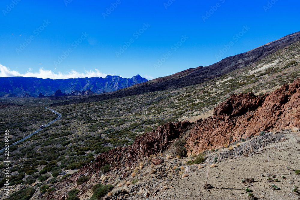 krajobraz pod wulkanem Teide，特内里法