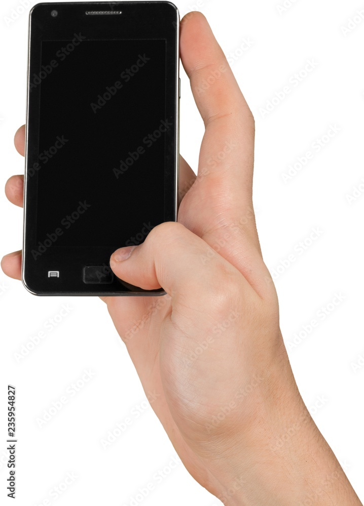 Smart phone with a blank screen