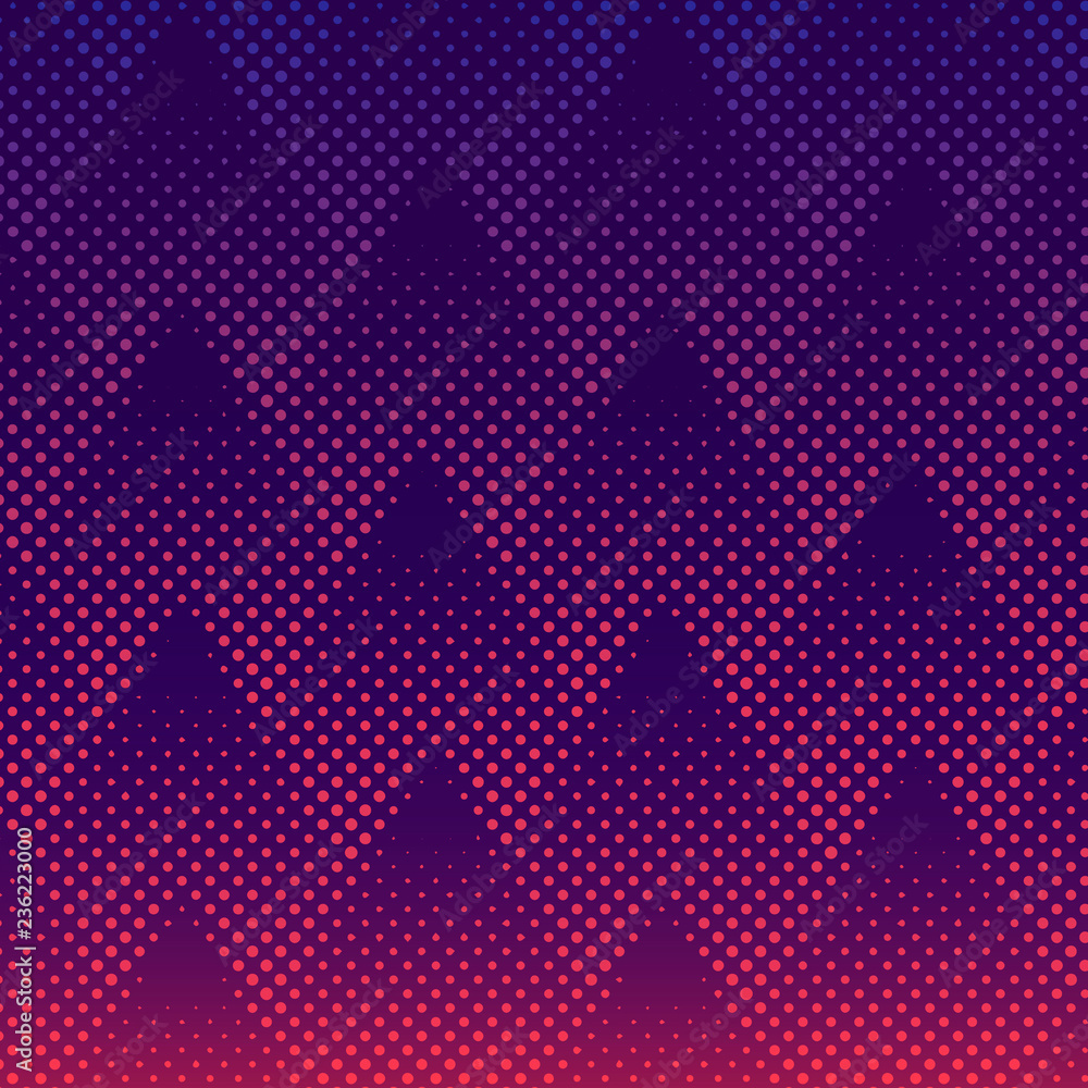 Purple and pink halftone background vector