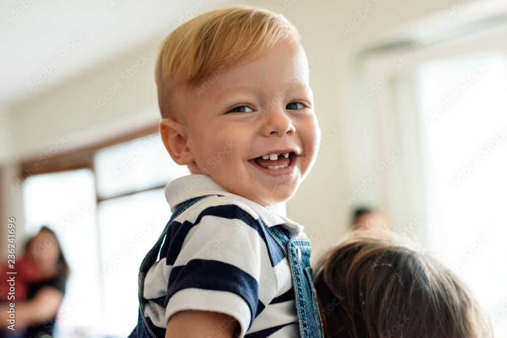 Little boy with happy smile