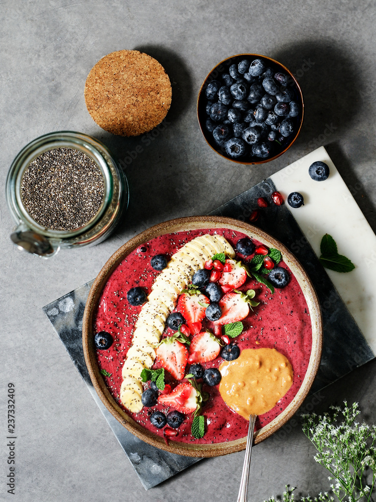 Acai bowl filled with good antioxidants