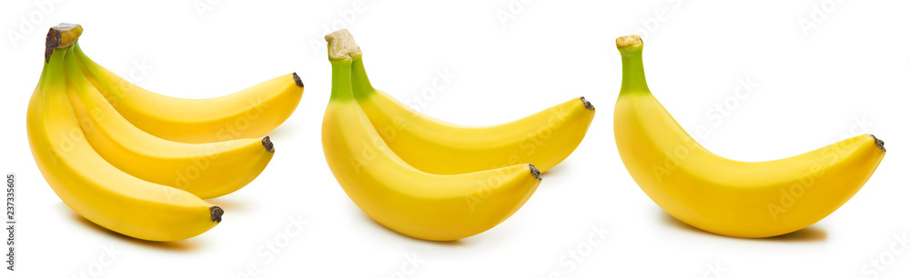 Bunch of bananas isolated