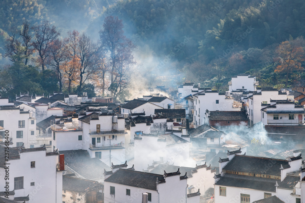 婺源石城村清晨