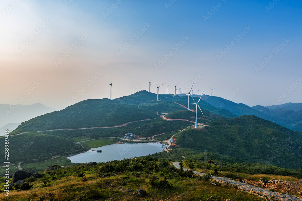 风机靠山