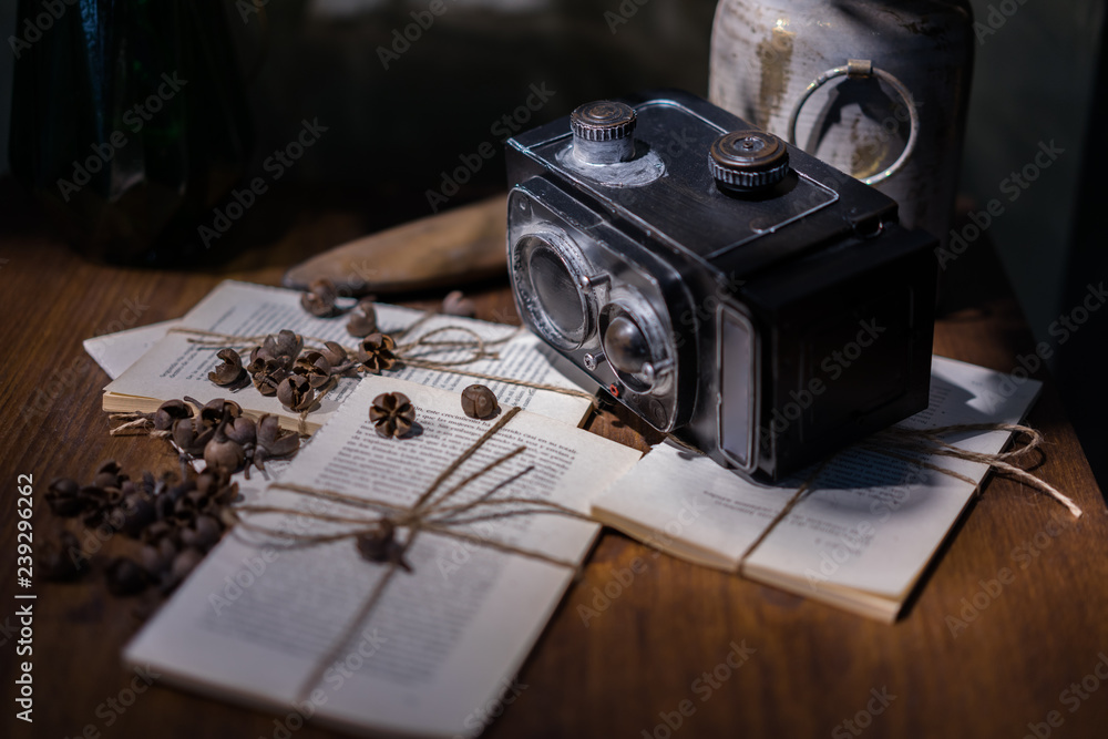 camera on desk