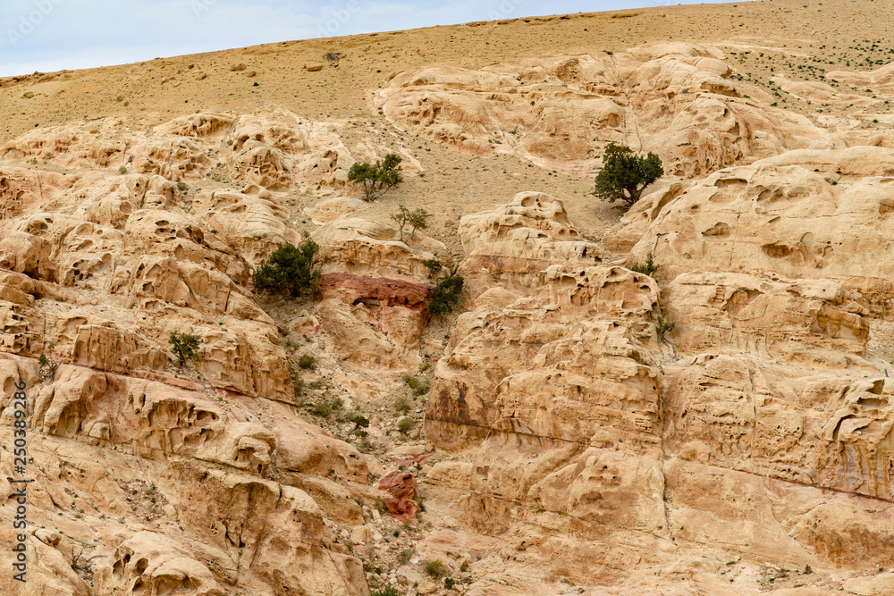 skały w okolicy Petra, Jordania