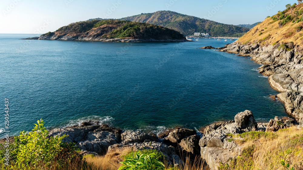 美丽岛屿的热带海洋海岸