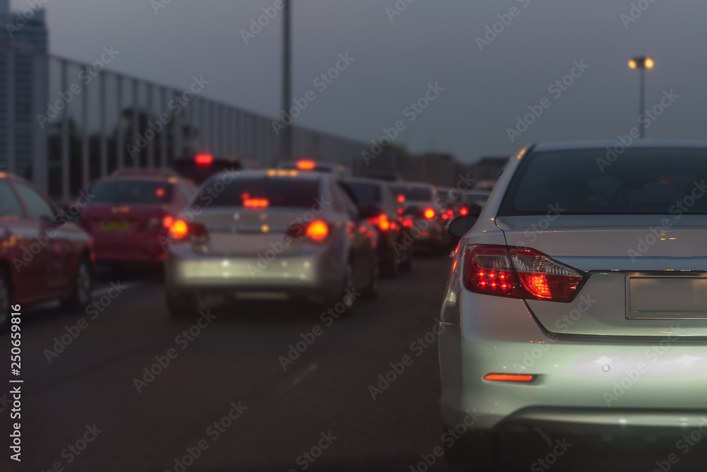 traffic jam on main street