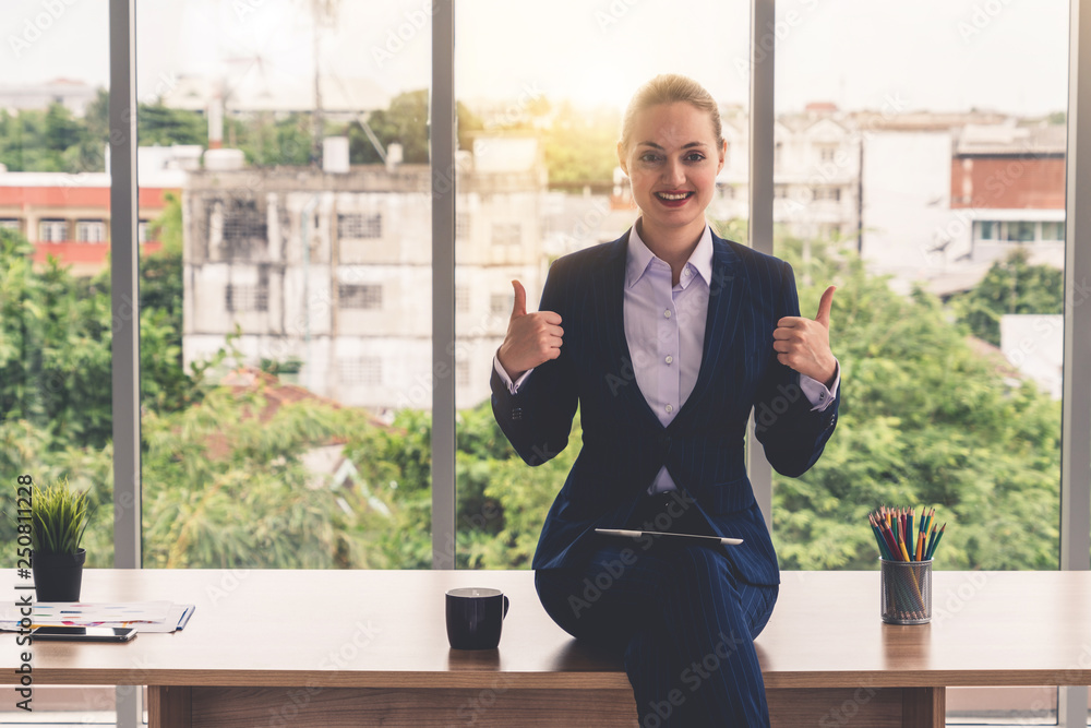 Portrait of businesswoman executive leader.