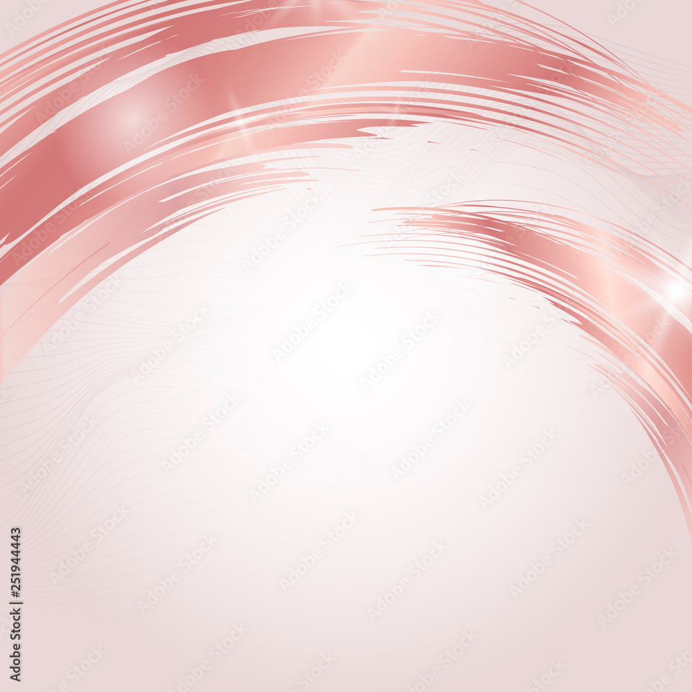 Pink wave abstract background illustration