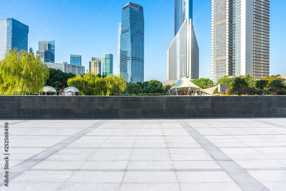 城市天际线全景