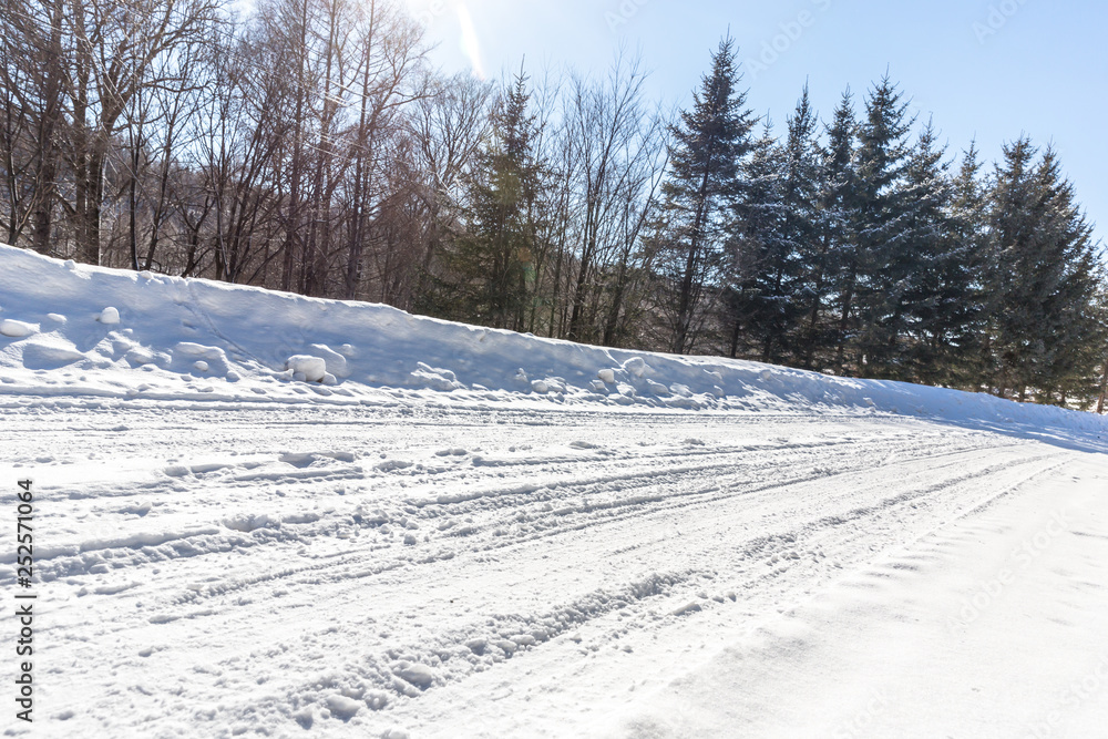 road in winter