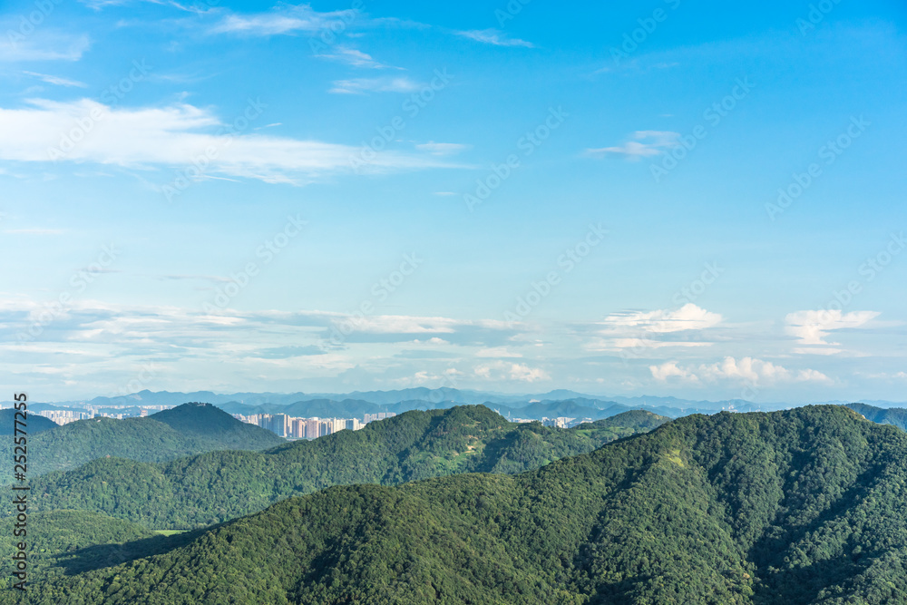 view of mountains