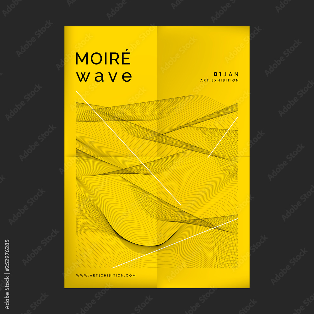 Moiré pattern background