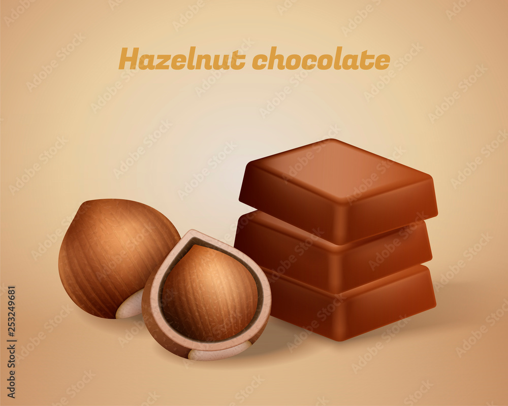 Hazelnut chocolate snacks