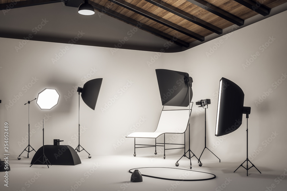 New concrete photo studio