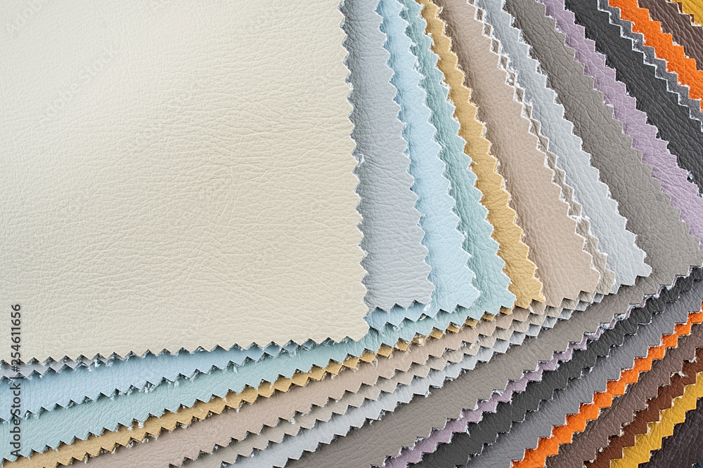 Leather material artificial leather color card sample