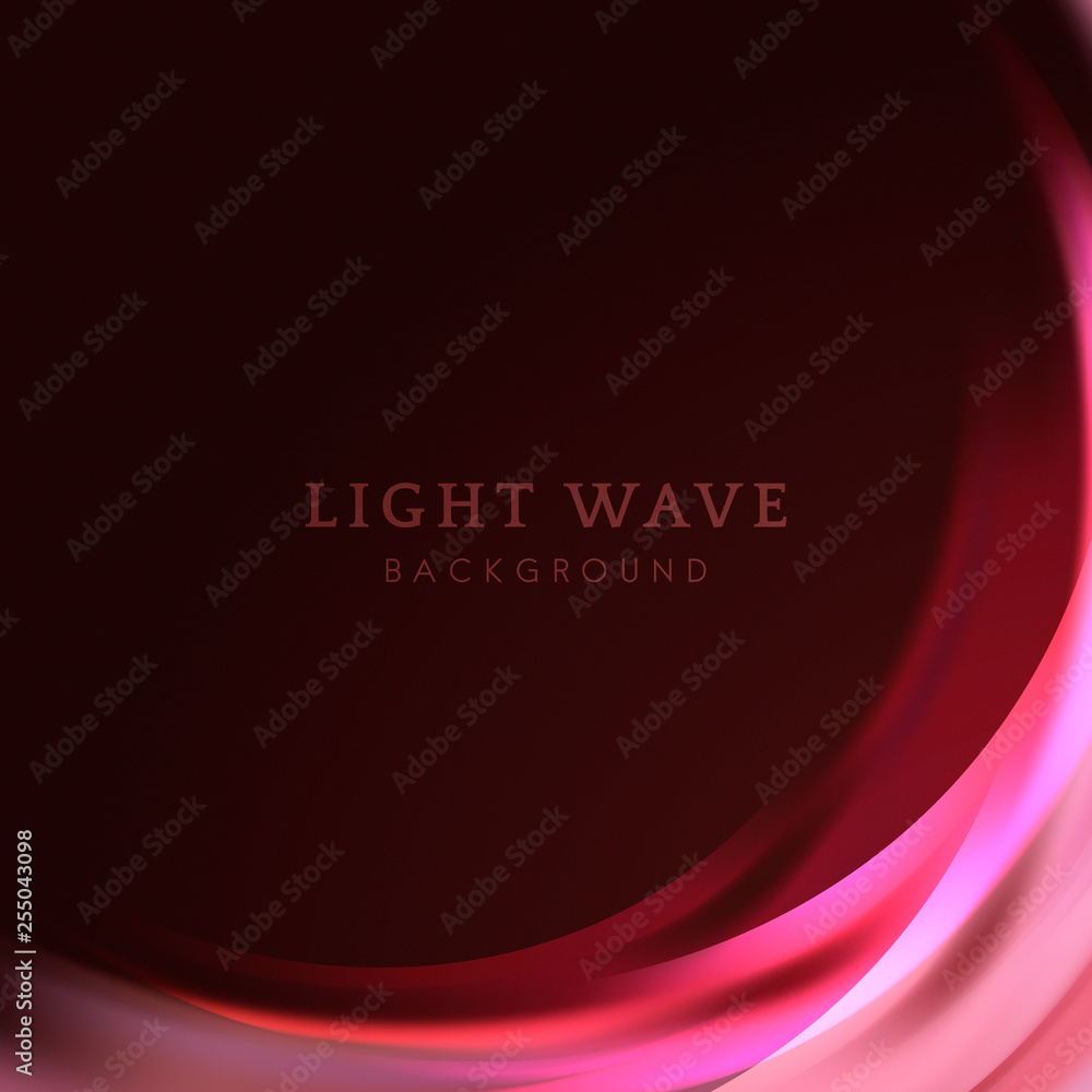 Light wave border background