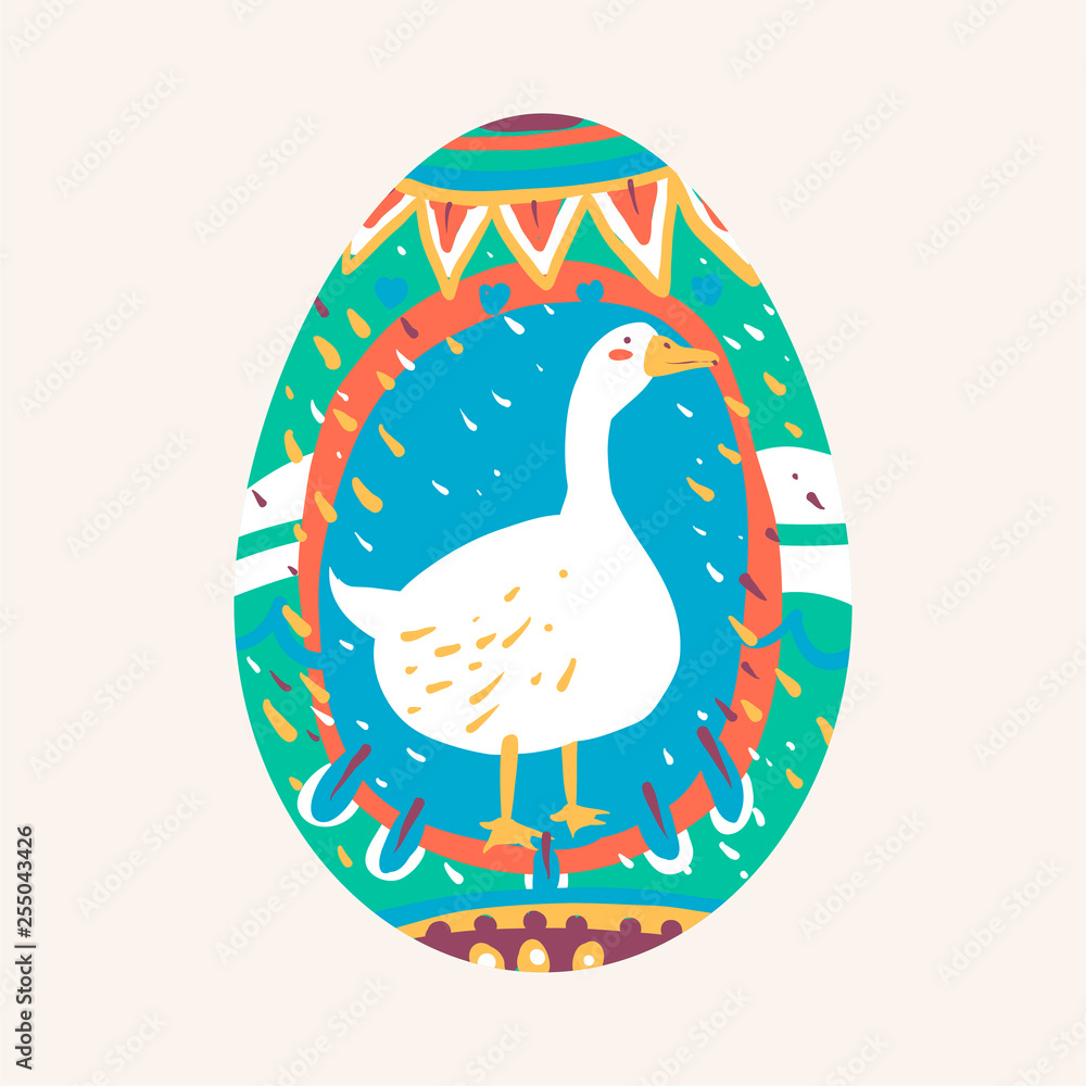 Easter egg design illustration