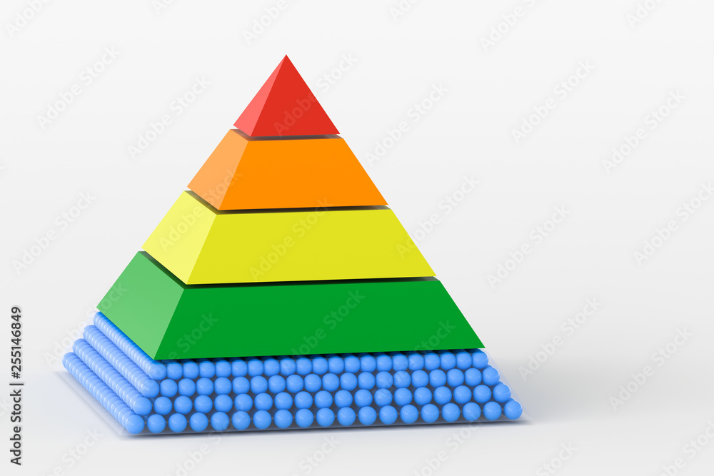 3d model pyramid, 3d rendering