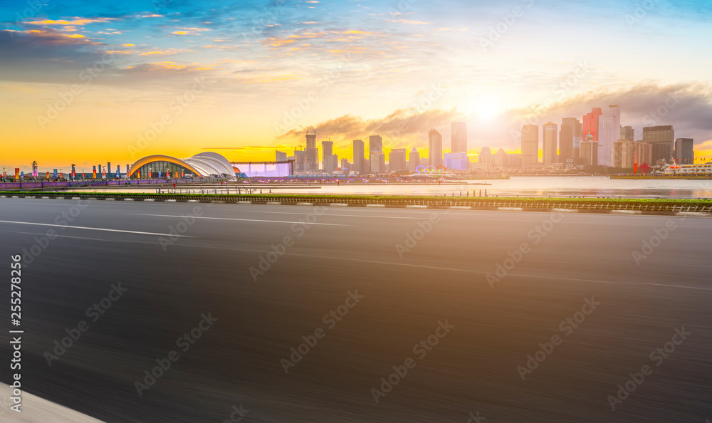 Urban Road, Highway and Construction Skyline..