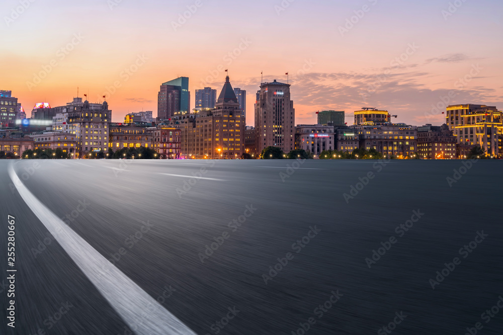 Urban Road, Highway and Construction Skyline..