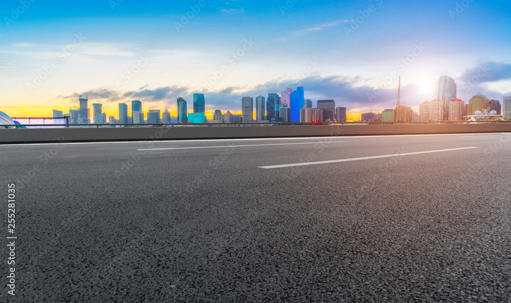 Urban Road, Highway and Construction Skyline..