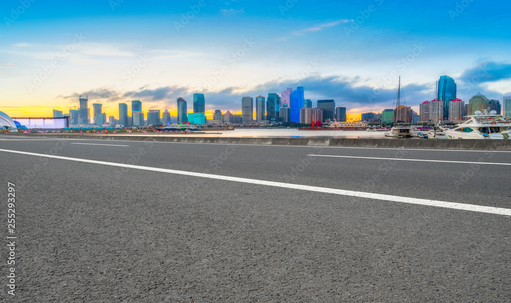 Urban Road, Highway and Construction Skyline..