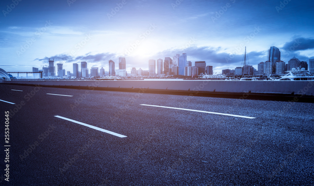 Urban Road, Highway and Construction Skyline..